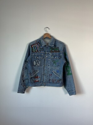 VINTAGE Jc Pennys FOREMOST  Denim Jacket Workwear Patina Levi s Type 2 Punk Bnds