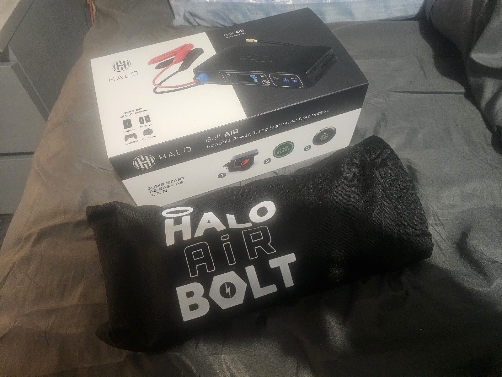 Halo Bolt Ultimate Power Bank w/Jump Starter Air Compressor & AC Outlet