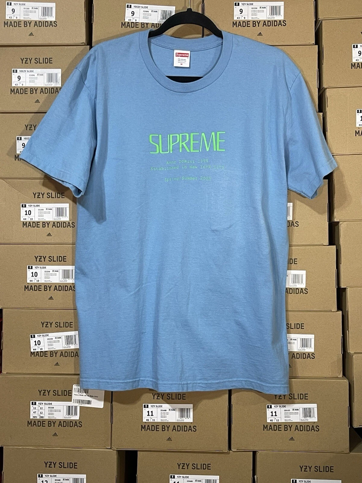 Tee shirt Supreme Anno Domini   Bleu clair   SS20 taille Medium