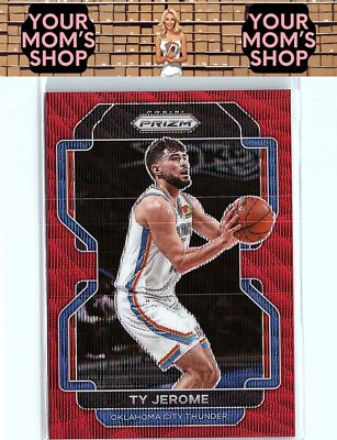 2021-22 Panini Prizm #214 Ty Jerome Ruby Wave