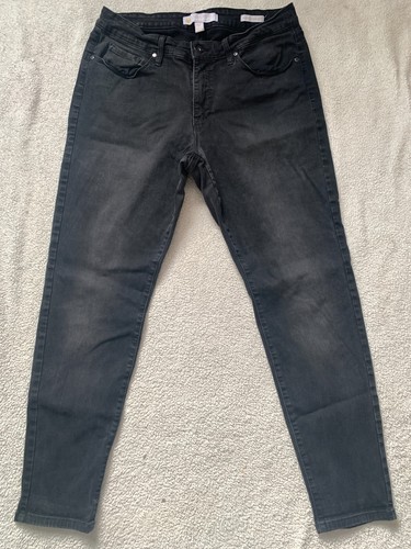 Gloria Vanderbilt Movement Women's Black Jeans 16 Tapered Legs - Picture 1 of 8