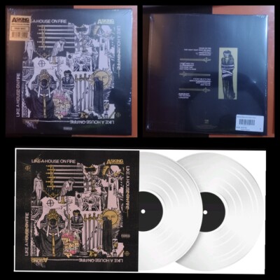 Asking Alexandria  - Like A House On Fire -  2 x Lp Color Blanco White opaco 300
