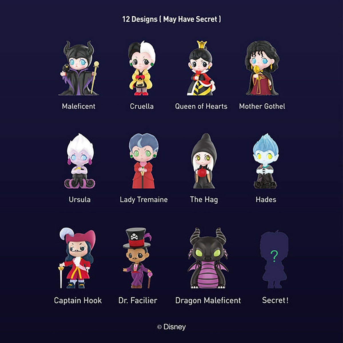 POP MART Disney Villans Series 9種類 POP MART Disney Villans Series 9種類