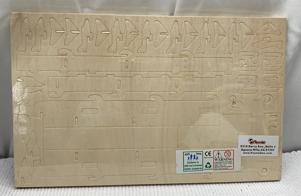 Nuevo - Rompecabezas de madera portaaviones desconcertado - Edades 9+ Foto 2 de 2