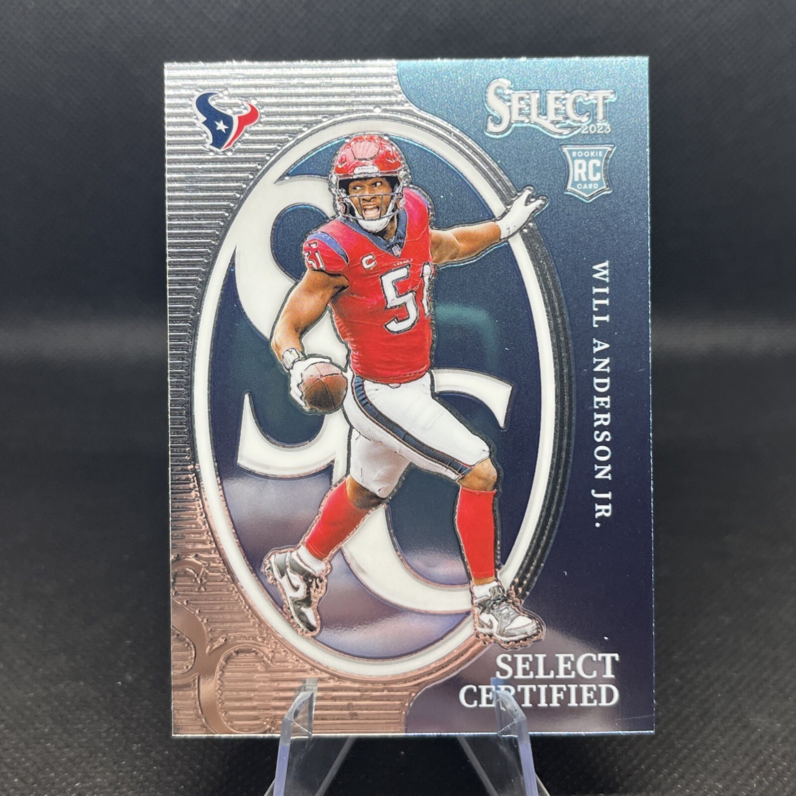 2023 Panini Select Will Anderson Jr. Rookie Select Certified #CRO-WAN RC (V)