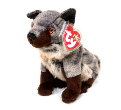 TY BEANIE BABY HOWL - WOLF - NEUWERTIG - NICHT MEHR PRODUZIERT MIT ETIKETT