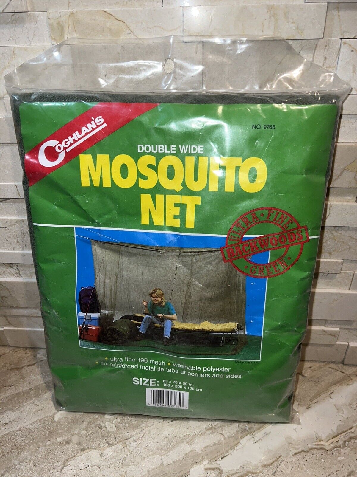 Coghlan's Double Wide Mosquito Net, Green, Mesh Netting SEALED