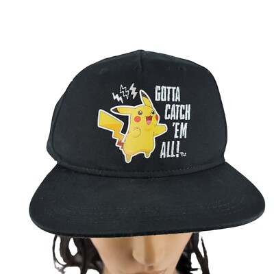 POKEMON GOTTA CATCH EM ALL HAT Pikachu Pokémon Snap Back Cap Hat Youth Size 