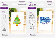 Gemini Layerable Sentiments Christmas - Expressions Dies Crafters Companion NEW