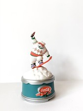 1995 Coca Cola Snowboardin' Polar Bear Musical Collection New In Box