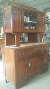 Ancien Meuble En Bois Buffet De Salle A Manger Cuisine 6 Portes 1 Tiroir Ebay