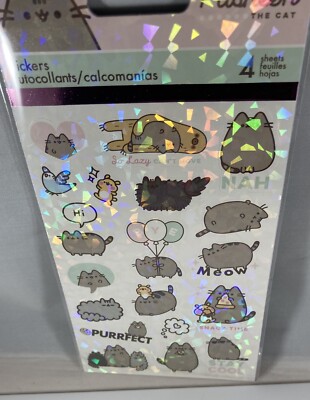 NEW Pusheen the Cat Hologram Stickers NIP