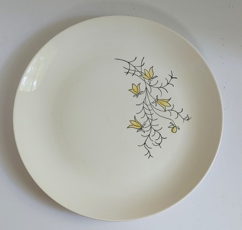 Piatto Blue Ridge Southern Potteries USA Golden Bells vintage raro