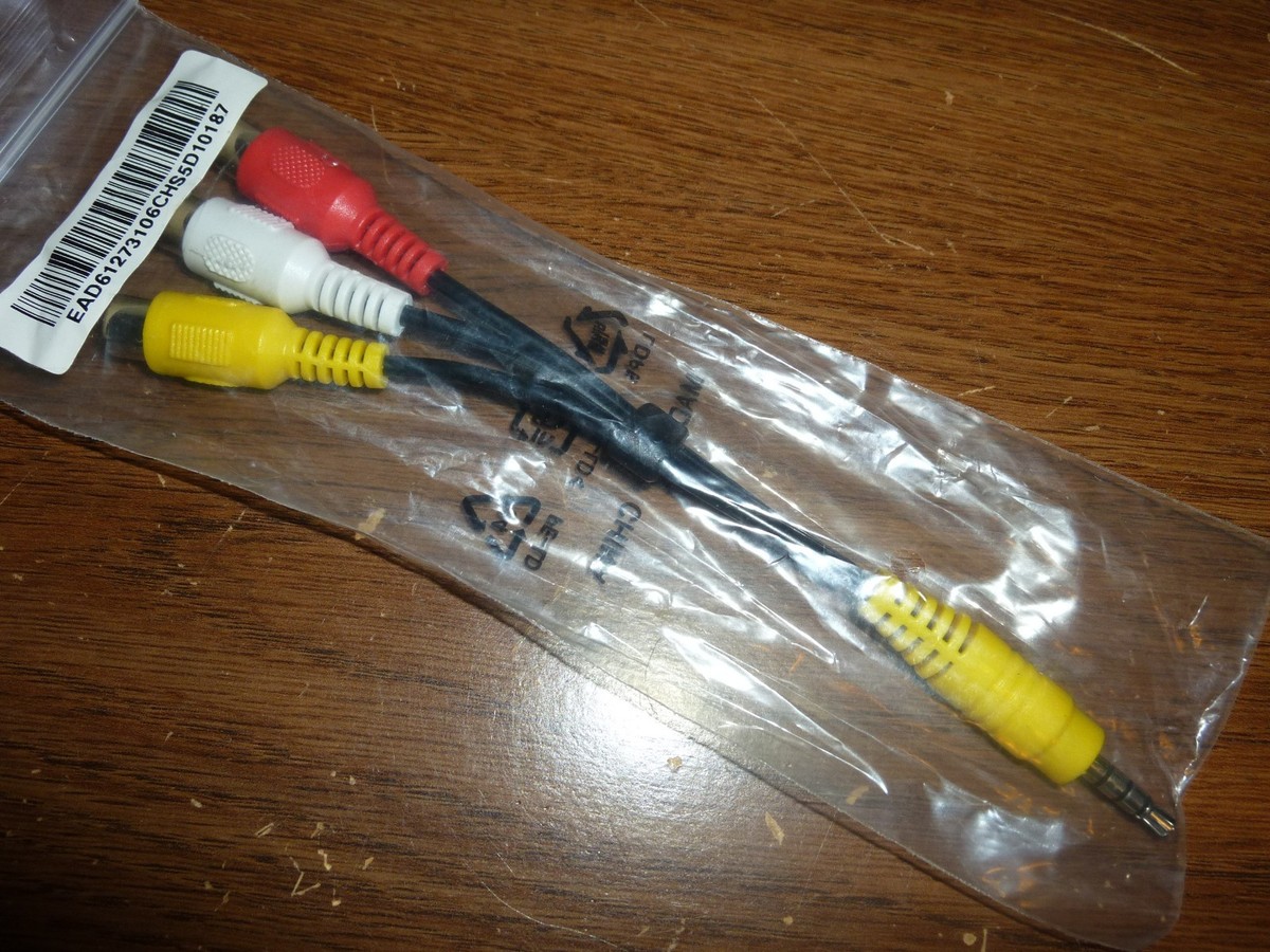 LG EAD61273106 Composite AV Cable Replacement (RCA Cable)