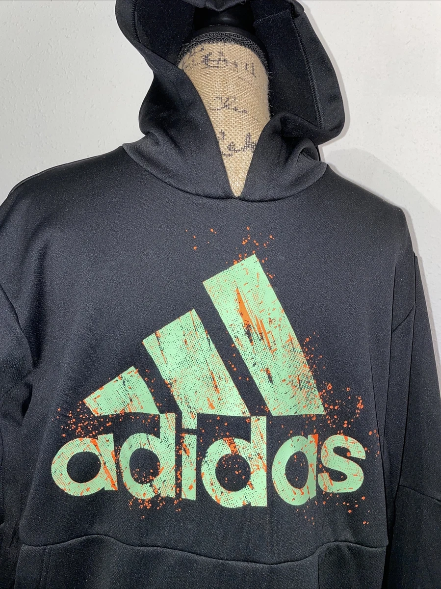 SWEAT HOMME ADIDAS NOIR ET VERT