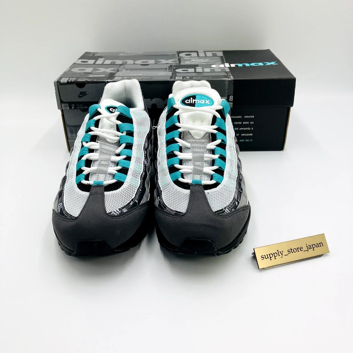 Nike Air Max 95 Prnt Atmos WE LOVE NIKE Black AQ0925-001 Men Size 9 New with box