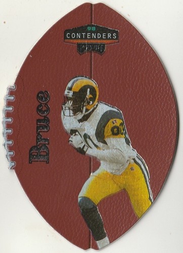 Isaac Bruce #88 1998 Playoff Contenders Leather card