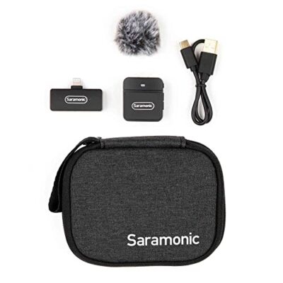 Saramonic Blink100 B3 kabelloses Lavaliermikrofon für iPhone Smartphone 10h