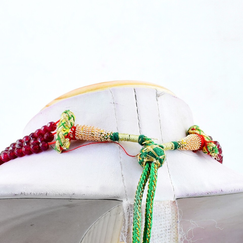 Natural Shaded Ruby Round Shape Faceted Beads At Best Price In Jaipur