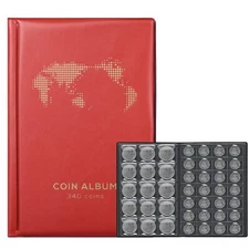 Coin Album for Collectors340 Pockets Coin Collection Book Holder Display Stor...