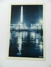 Vintage Postcard Paris by Night Illumina de la Place la Concorde France PATRAS