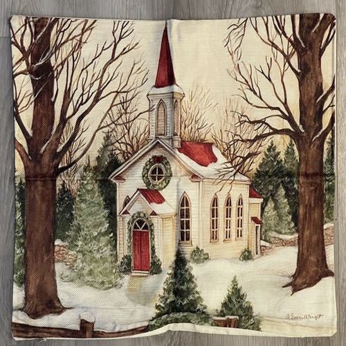 17" x 17" Weihnachten Urlaub Geist Überwurf Kissenhülle Sofa Kissenbezug Wohndeko - Bild 2 von 10