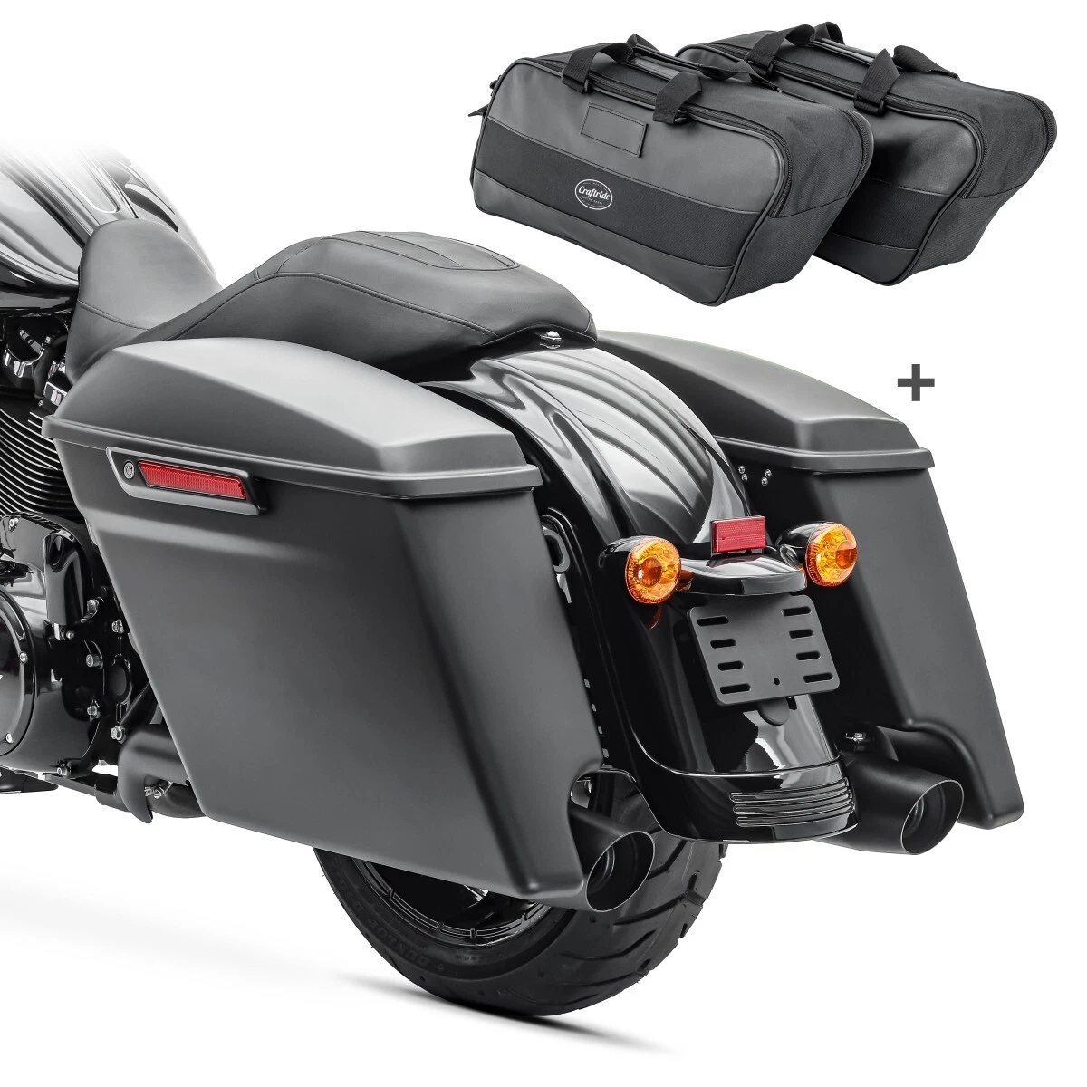 Harley street discount glide saddlebags