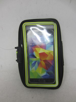 New No Tags Nathan SonicStorm Smartphone Carrier Running Band OSFM Black/Yellow