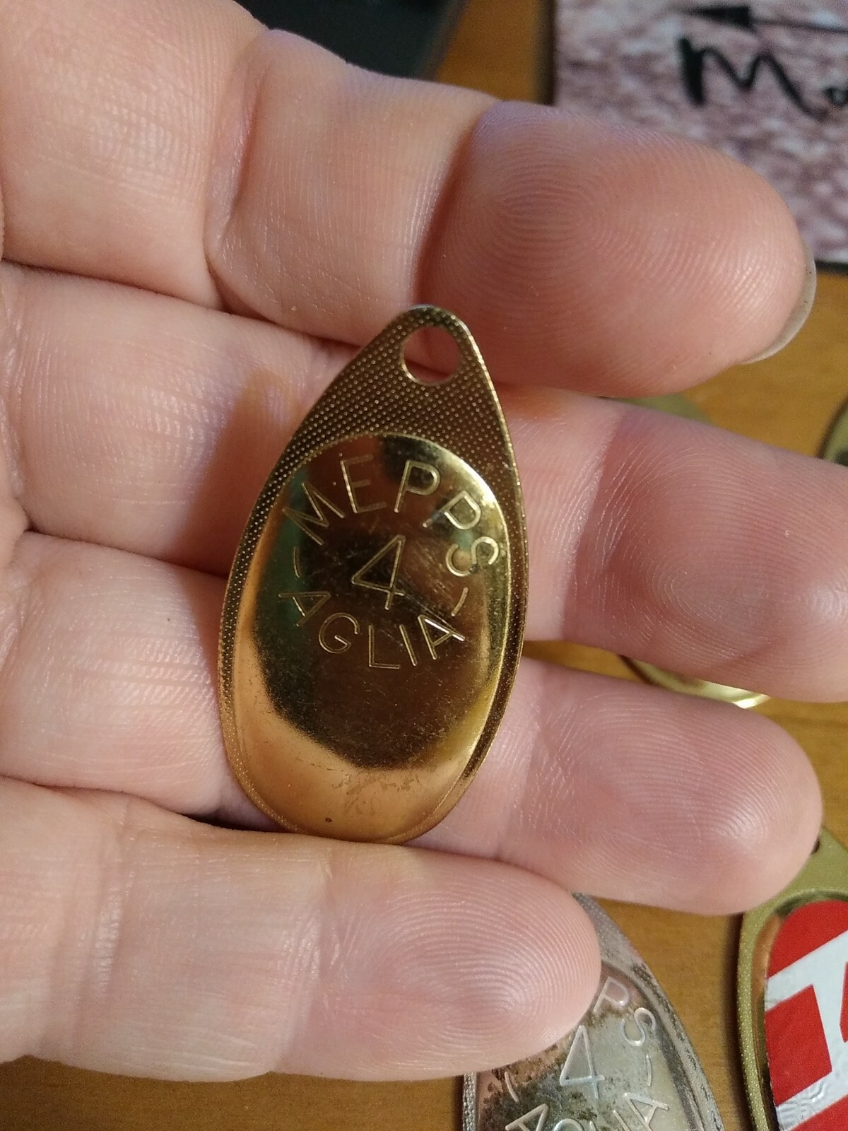 Vintage Mepps #5 AGLIA & #4 Spinner Lures Made In France 3 Gator spoons custom - Image 5