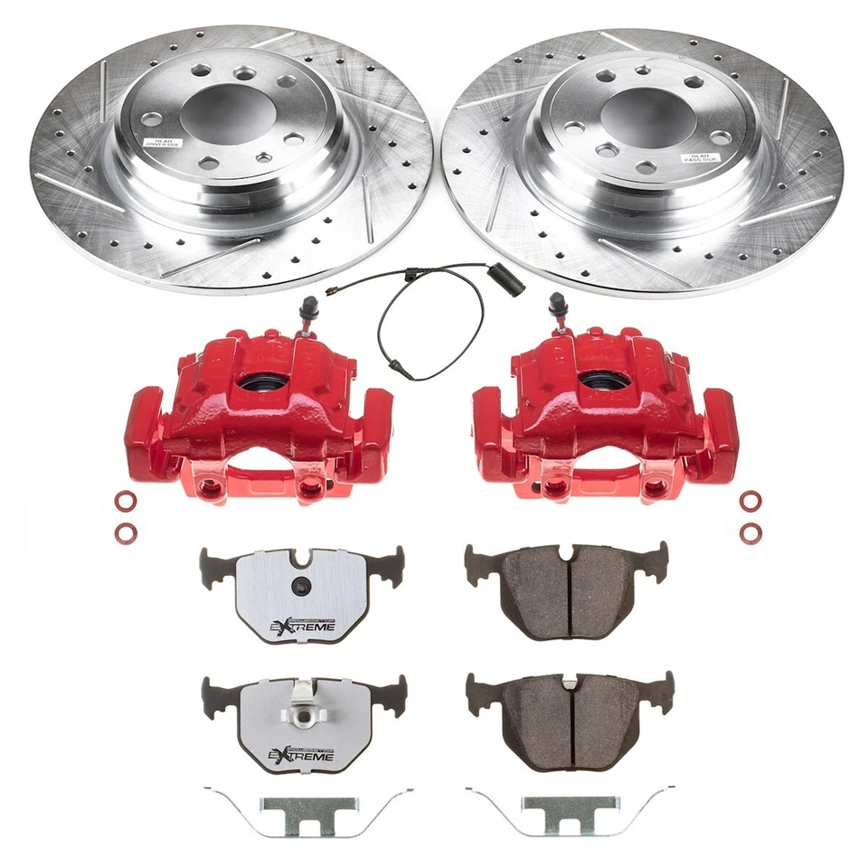 KC5711-26 Kit de frenos Powerstop con pinzas juego de 2 ruedas trasero para 740 BMW 740i Foto 2 de 4