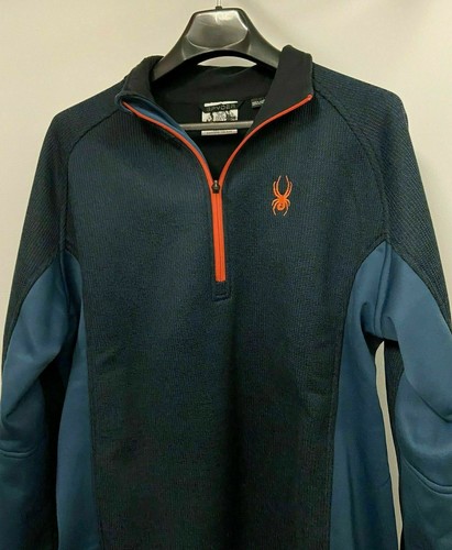 Spyder Men's Half-Zip Outbound Sweater Jacket - Picture 26 of 51