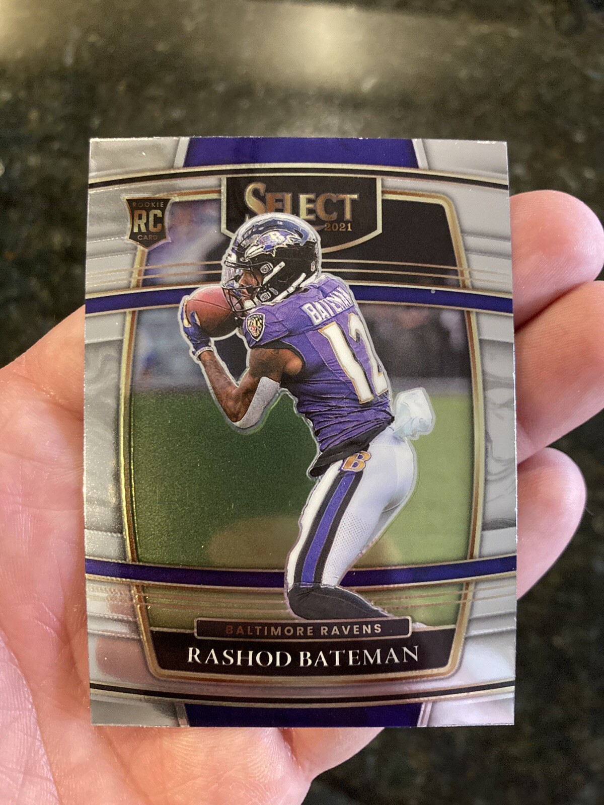 2021 Select Rashod Bateman Concourse Rookie RC #55 Ravens