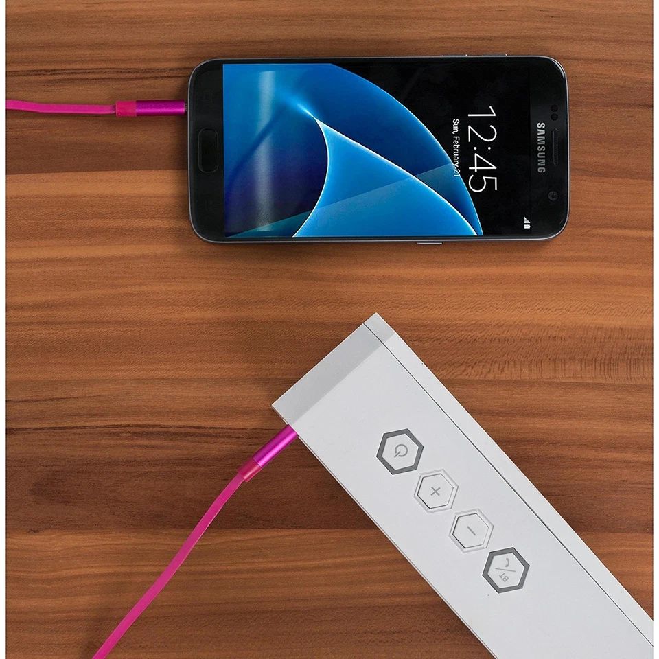 Kit Aluminium Stereo Audio Auxiliary Lead 3.5mm Jack Male Aux Cable Car Mp3 - Image 4 of 4