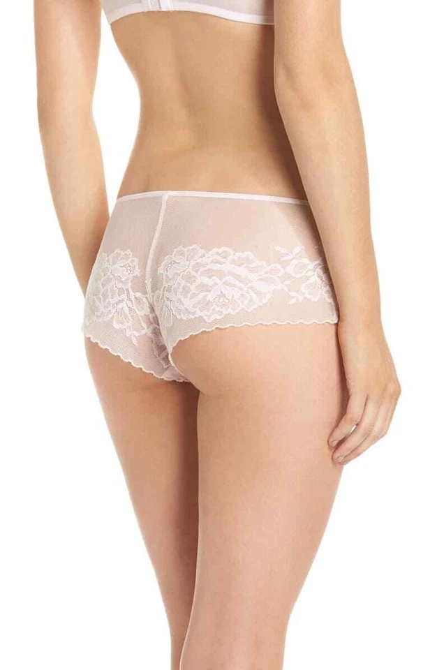 Pantalones cortos para mujer Natori Cameo Rose Flora de encaje talla mediana L128707 Foto 3 de 3