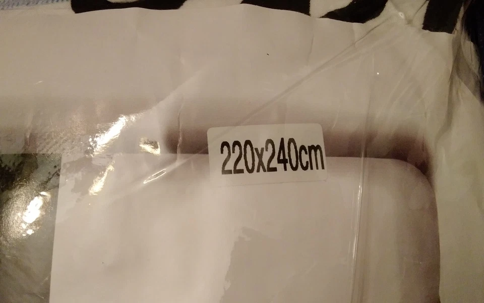 Juego de funda nórdica His Side Her Side juego de cama tamaño Queen/King con fundas de almohada Foto 3 de 4