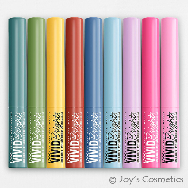 9 NYX Vivid Brights Colored Liquid Eyeliner Matte - VBLL 