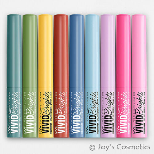 9 delineadores de ojos líquidos de color mate NYX Vivid Brights - VBLL "Juego de 9 colores" *Joy's* - Imagen 2 de 15
