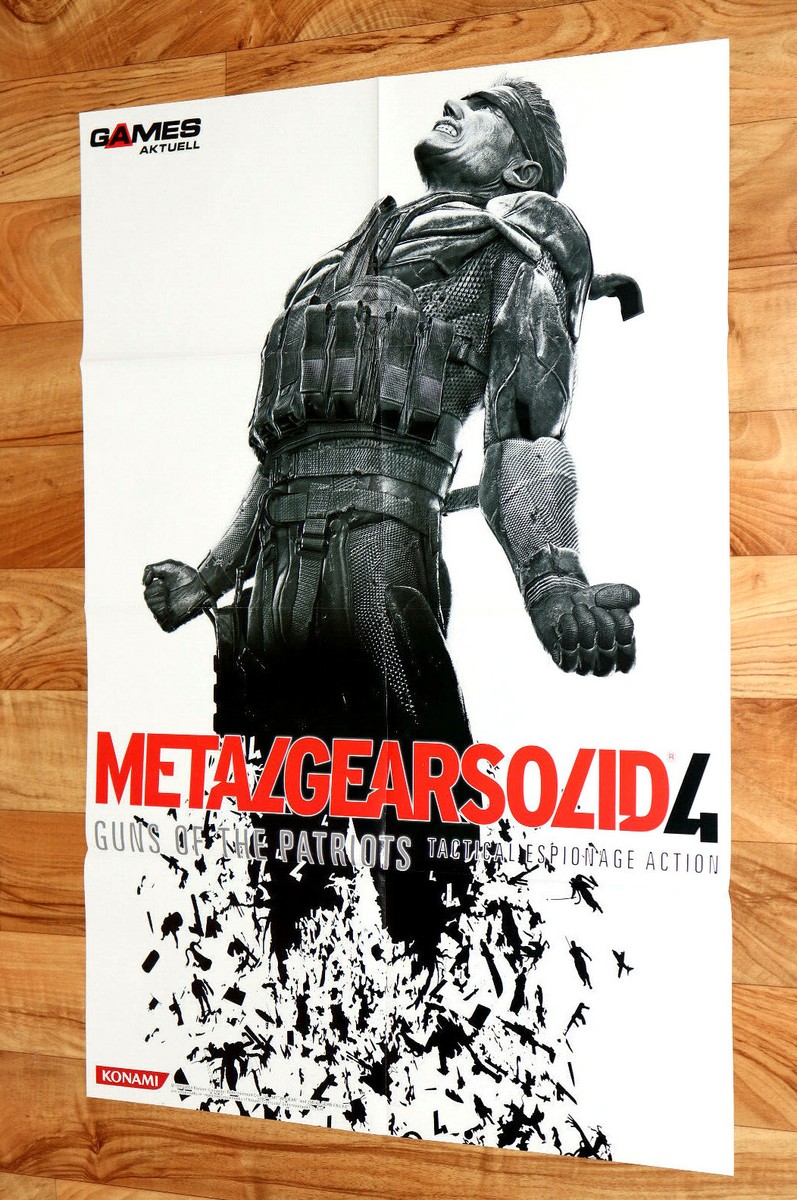 メタルギアソリッド４ポスター L GEAR SOLID4 メタルギアソリッド4ポスター L GEAR SOLID4 【公式通販】