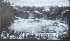 Philip IV Hunting The Wild Boar, Diego Velasquez, Magic Lantern Glass Slide