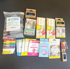 Baking  Cake Decorating Lot Wilton Cups, Tip Kit, Bags, coloring, candles