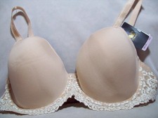 Wacoal 853191 Embrace Lace Contour Underwire Bra Beige Sand NWT