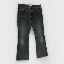 Levi  s vintage Women  s 515 Black Boot Cut Size 8 Long Denim Jeans Y2k Grunge