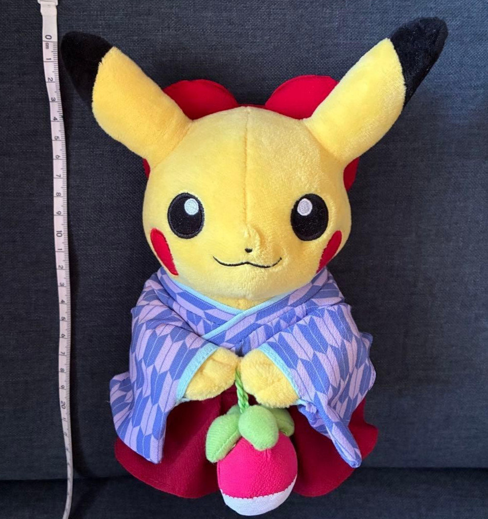 Pokemon Plush Pikachu Hakama Style 2018 Kimono Stuffed Toy Doll Limited Japan