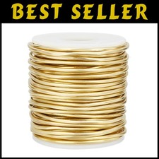 12 Gauge Brass Wire - 65ft Roll - Jewelry Making Craft Wire