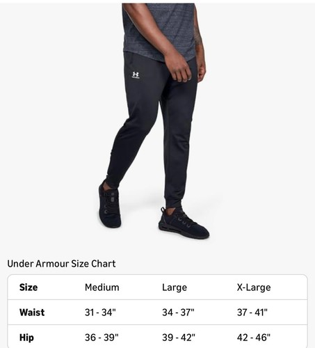 Under Armour neu Herren Größe Large Sportstil Trikot Jogginghose schwarz Größe Large - Bild 16 von 18