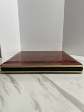 Vintage Mid Century Tortoise Shell Lacquerware Photo Album Japan
