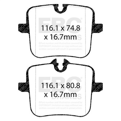EBC Brakes DP42320R Yellowstuff Street And Track Brake Pads