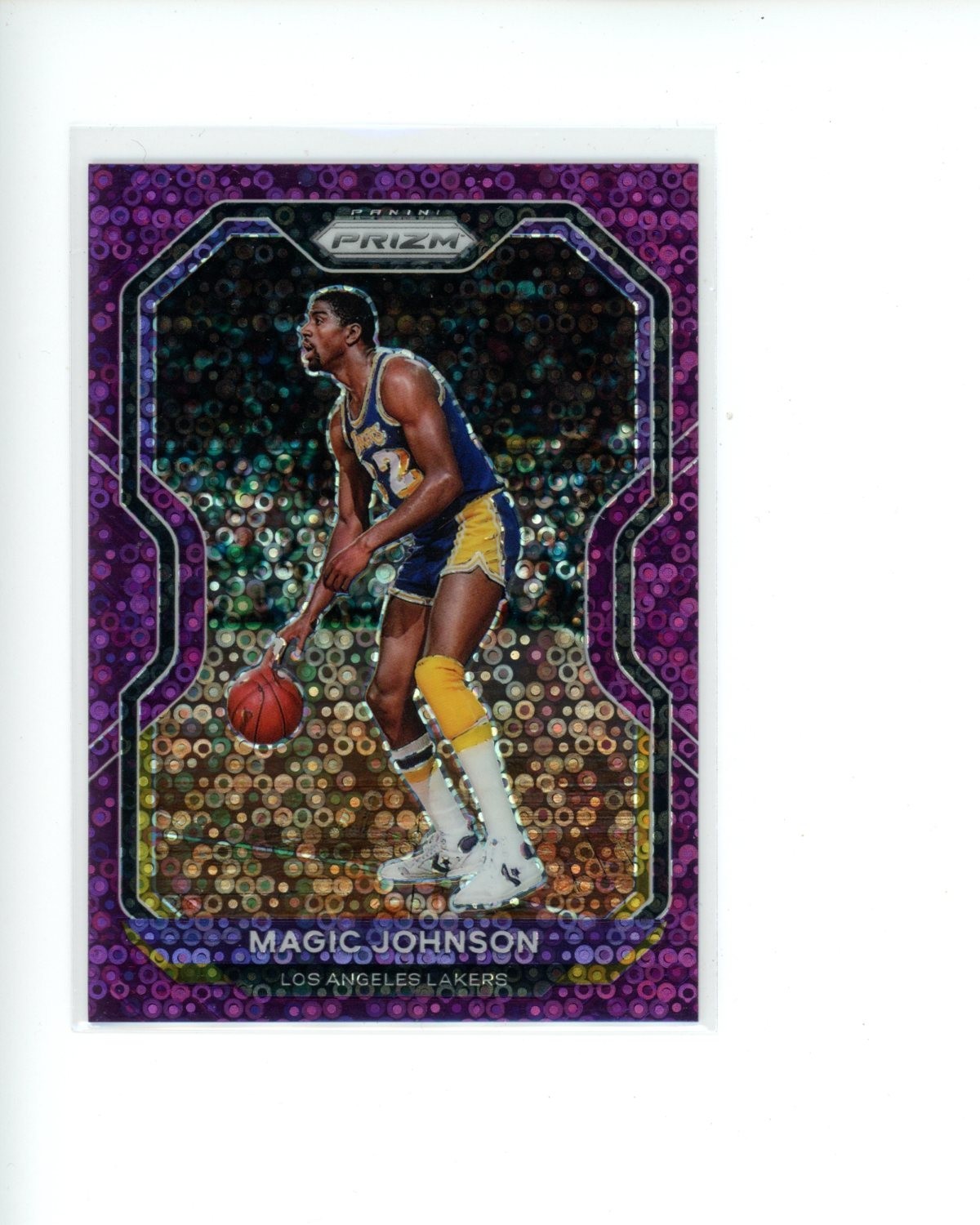 2020-21 Panini Prizm Fast Break Prizm #219 Magic Johnson #d 51/75