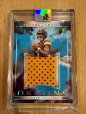 2024 Origins Jayden Daniels /75 Future Fabrics Rookie Patch #FF-JDA Commanders