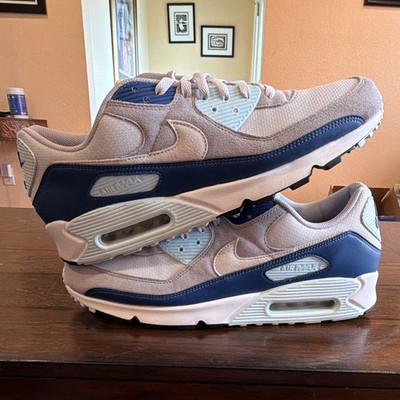 Nike Air Max 90 Men s Low Top Sneakers Glacier Blue FN6958-001